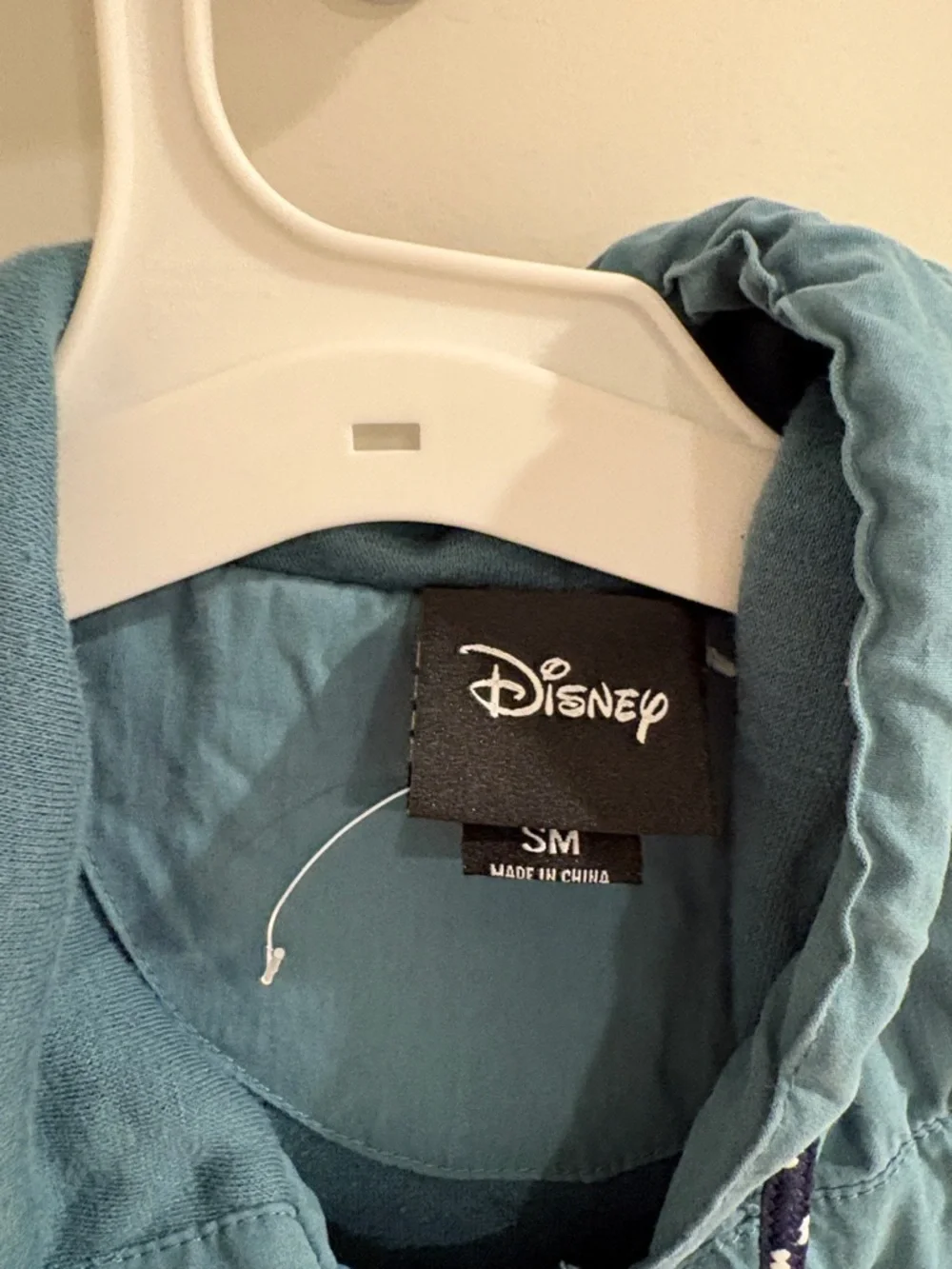 Euc Disney Eeyore Colorblock Hooded Windbreaker Jacket Teal Purple Size S